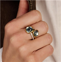 Ringe Ti Sento Milano Dame in Silber Topazio blu 12412TY-56 - 12412TY-56